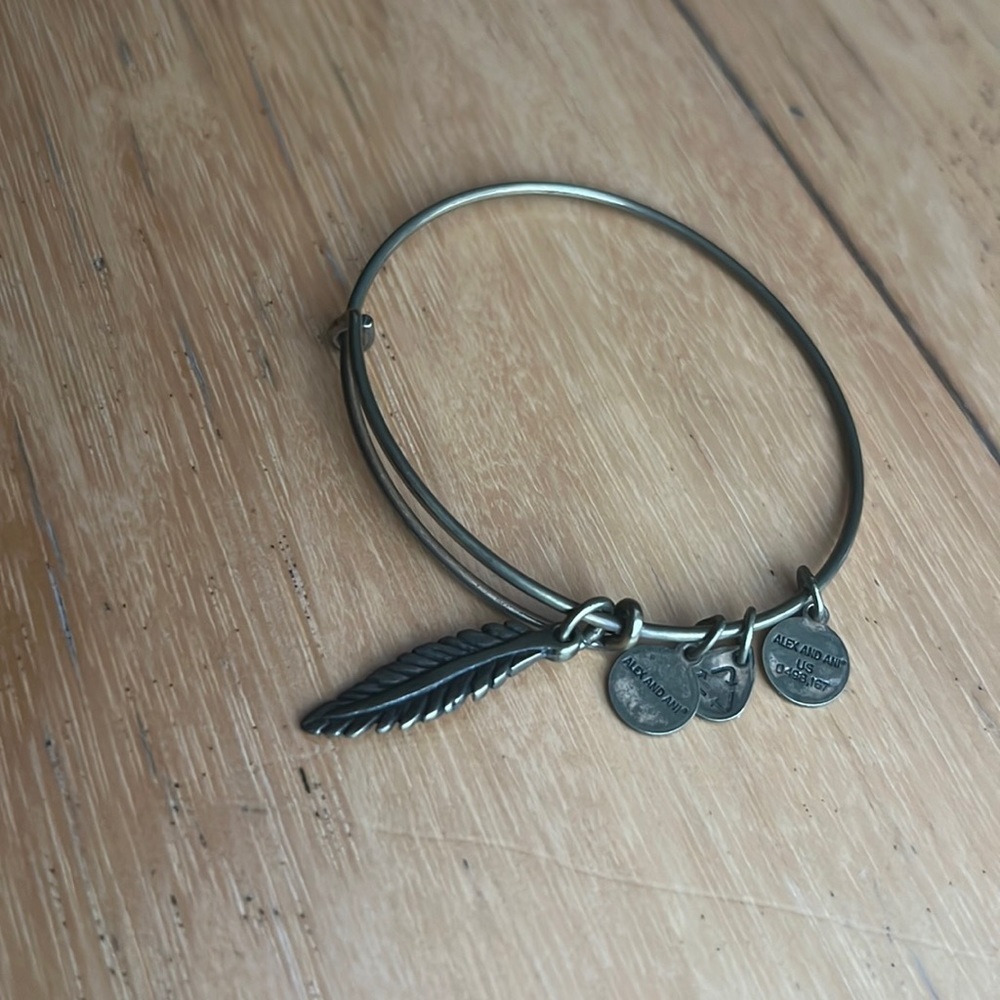 Gold Alex and Ani bracelet